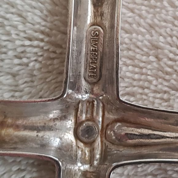 Leonard Trivet Signed Silver Plate - Picture 4 of 6